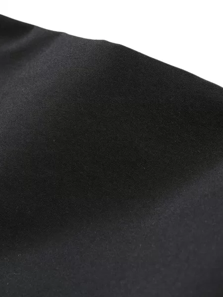 Button And Zipper Embellish Solid Color Jogger Pants