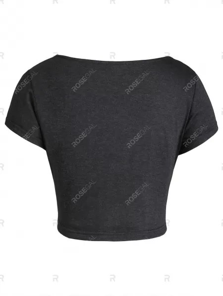 Cami Polka Dot Dress With Crop T-shirt