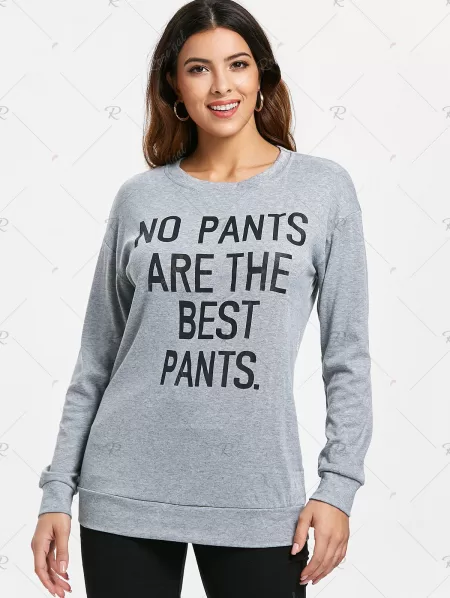 Casual Crew Neck Pullover Graphic Sweatshirt