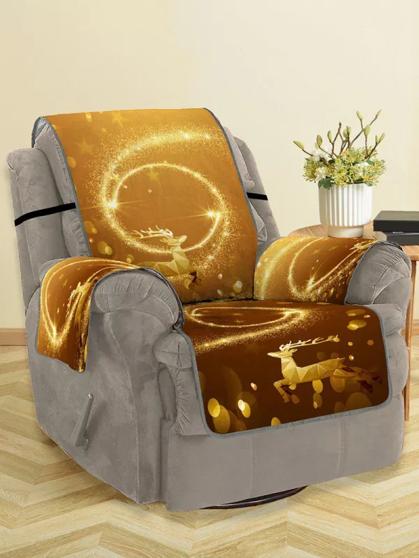 Christmas Elk Starlight Pattern Couch Cover