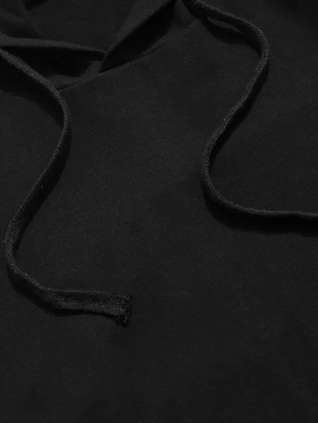 Colorblock Spliced Short Sleeve Hooded T-shirt