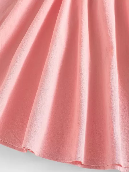 Cutout Puff Sleeve Mini Dress