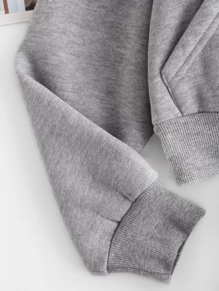 Fleece Lined Zip Up Hoodie