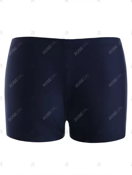 Halter Flower Print Bowknot Plunge Front Tankini Swimwear