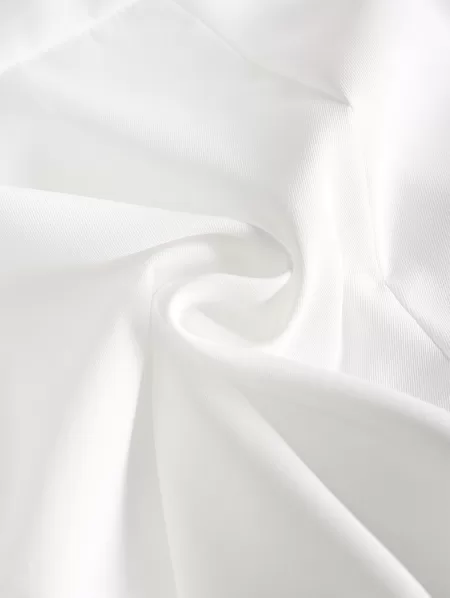 High Waisted Pocket Scalloped Shorts