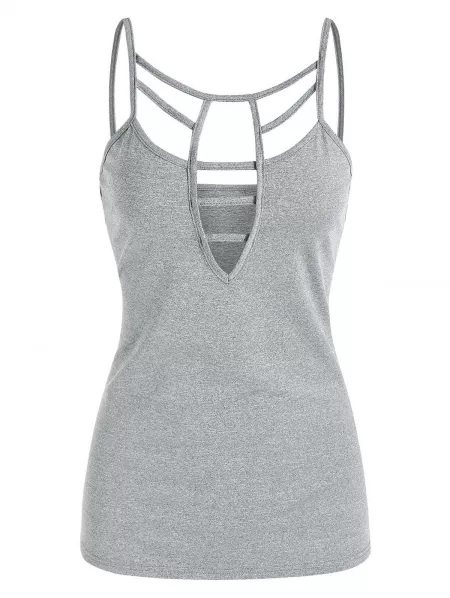 Hollow Out Cami Tank Top