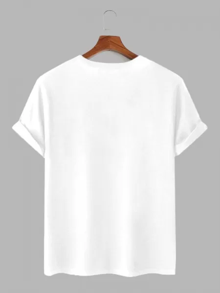 Numbers Printed Casual T-shirt