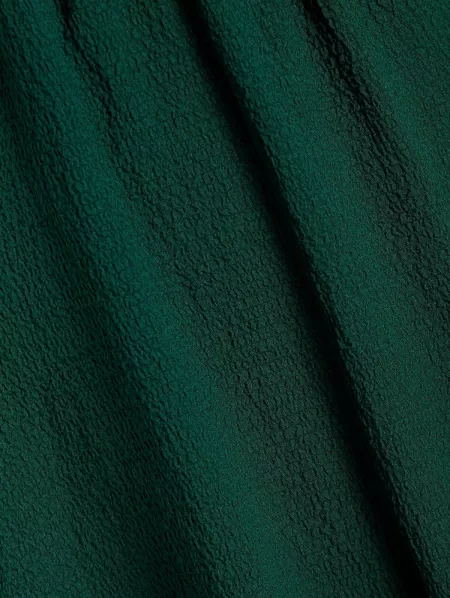 Off Shoulder Cut Out Textured Mini Dress