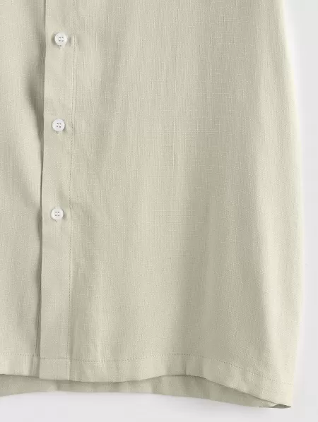 Short Sleeve Textured Shirt