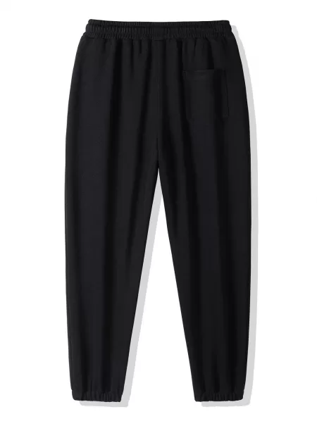 Smiling Face Pattern Jogger Sweatpants