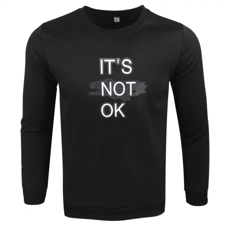 Spring And Autumn Round Neck Fashion Casual Long-sleeved Print Slim Sweatshirt